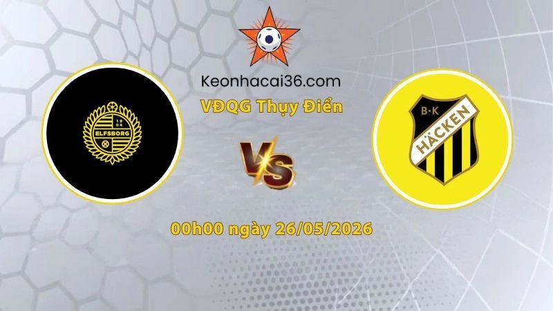 Soi kèo Elfsborg vs Hacken, 00h00 ngày 26/05: Chia điểm tại Boras Arena